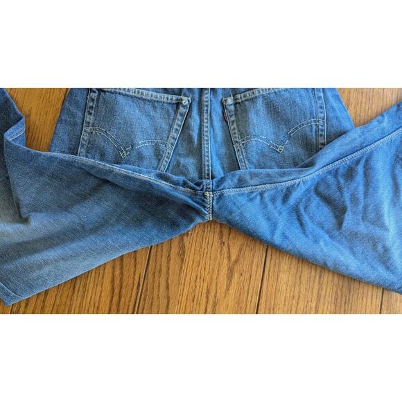 1950’s Lady Levis 701 Big E Selvedge Denim Blue Jeans Talon Zipper Altered 26 - Picture 7 of 16